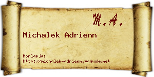 Michalek Adrienn névjegykártya